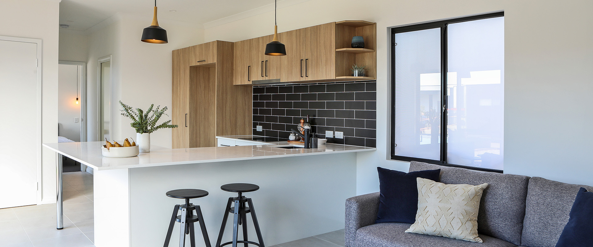Inside the spacious and modern Monaco modular home in Perth